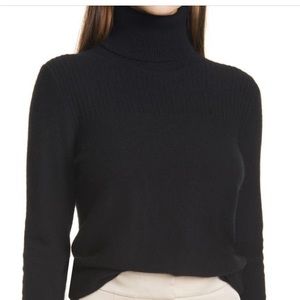 Veronica Beard Kressy Cashmere Turtleneck Sweater, Size M
